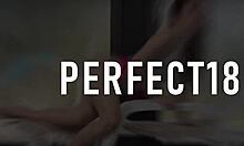 skinny babe fingers herself instead of doing homework