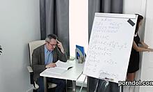 i got teased and drilled by my aged mentor