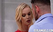 Psycho teen Eveline Dellai fucks Maximo Garcia and Ariela Donovan in hardcore reality.