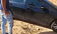 Tire punctured, I asked for help and got caught in the act.