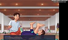 gorgeous threesome in summertime saga gameplay compilation part 20