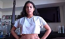 Maya Farrell fucks stepbrother in POV family therapy