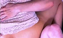 Petite latina student uses lubricant for tight penetration