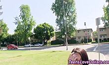 Real Amateur Riding Cock Outdoors with Blowjob and Cumshot in High Definition