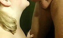 milf takes cum and piss in mouth for amateur cumshot