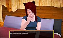 my new family scene with small tits teen.