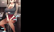 hentai cartoon of mommy and girl friend in lesbian action