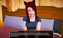 my new family scene with small tits teen.