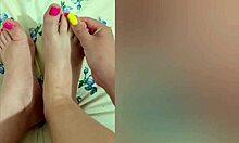 Shy babe strokes her little 18+ legs after a shower and shoots it on her phone - luxuryorgasm