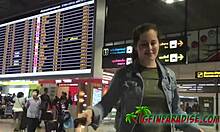 stunning girlfriend on sex vacation with amateur sex addicted bf