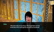 My new family gathers for an anime-style chat.