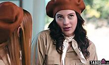 girl scout teens khloe kapri and maddy may enjoy hot lesbian sex with toys