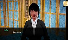 My new family gathers for an anime-style chat.