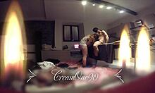 She Blows Slowly Till He CUMS Inside Her Mouth!