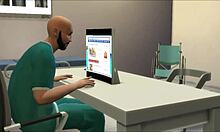 Doctor bangs young 18+ hottie and finishes on her face