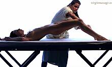 Little tight virgin pussy teen 18+ vika massaged