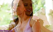 hey, check spex teen les licking each other out