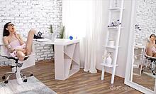 Old Man Gets Blowjob From Young 18+ Babe In Lesson