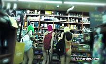 Post Heist Foursome Busty Bikini Bandits Fuck Intensely