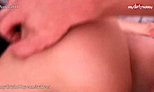 german milf receives a cumshot on her big ass after pov doggy style