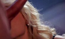 Blonde honey sucking big cock