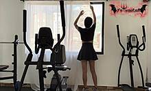 Masturbating in the gym!