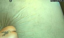 Spunky laura27 from filthy4u com feels pleasure touching herself with dildo on cam