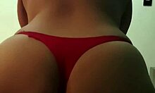 Naughty Latina BBW Tests Lingerie In Hotel Ride