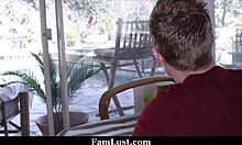 Horny teen rides stepbro to keep him quiet