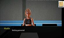 my new family game with blonde teen and small tits