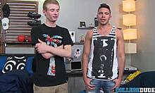 Wow, watch Brody Hamilton dominate Sam Northman with that massive cock!