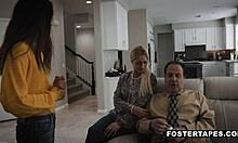 Stepmom And Stepdaughter In A Family Fantasy Scenario With Aria Skye And Misha Mynx