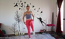 Yoga lesson turns into steamy small tits fetish play