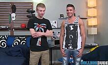 Wow, watch Brody Hamilton dominate Sam Northman with that massive cock!