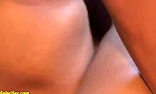 Ebony girl bent over for big black cock in homemade video