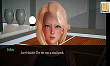 my new family game with blonde teen and small tits