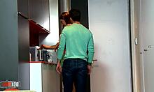 Tina Kay Surprises Her Lazy Spanish Boyfriend