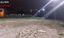 Bruna blows my monster cock in the luxuria club parking lot