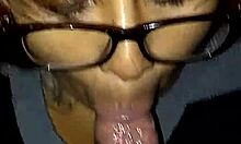 The Homegirl Displays Her Mad Skills Swallowing Cock