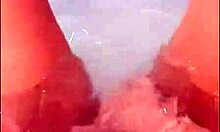 Pretty Woman Masturbates in Hot Tub - Cumshot Loud!