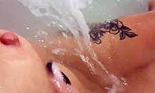 Pretty Woman Masturbates in Hot Tub - Cumshot Loud!