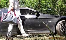 Gorgeous Teenager Explores Nature Outdoors With Friends