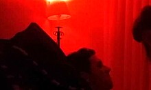 BBW Wife Riding and Blowing Husband on Sofa