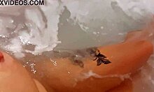 Pretty Woman Masturbates in Hot Tub - Cumshot Loud!
