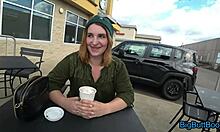 Detailed Cumshot And Impregnating Creampie For Slutty Girlfriend In Public