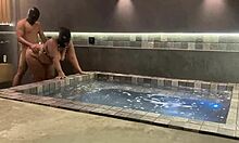 grabbed that brunette from behind and pounded her big pussy hard till she screamed