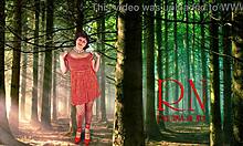 giant secretary towers over surprised manager in office