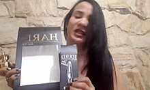 Amateur brunette gives jerk off instructions for beginners