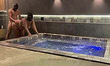 grabbed that brunette from behind and pounded her big pussy hard till she screamed