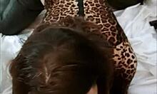 French amateur rims and doggystyles in leather pants